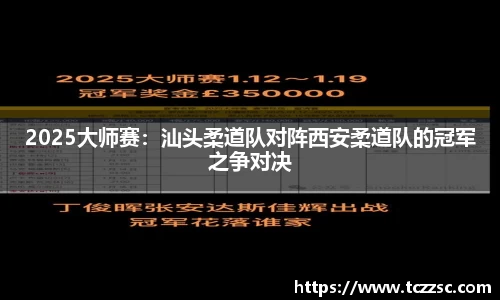 2025大师赛：汕头柔道队对阵西安柔道队的冠军之争对决